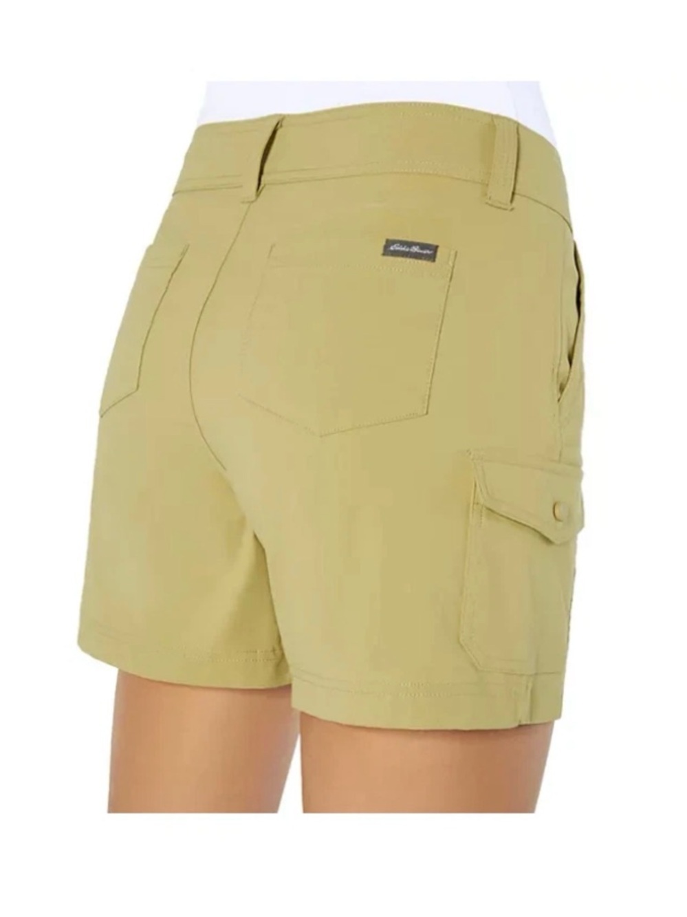 Eddie Bauer Women's Olive Green Cargo Shorts - Picture 2 of 8